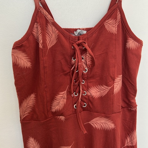 Summer Dress Tank Corset Front Floral XS - Picture 2 of 4